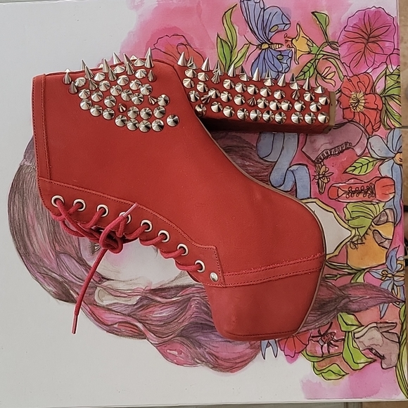 Jeffrey Campbell Spike Lita Boots - Picture 2 of 4